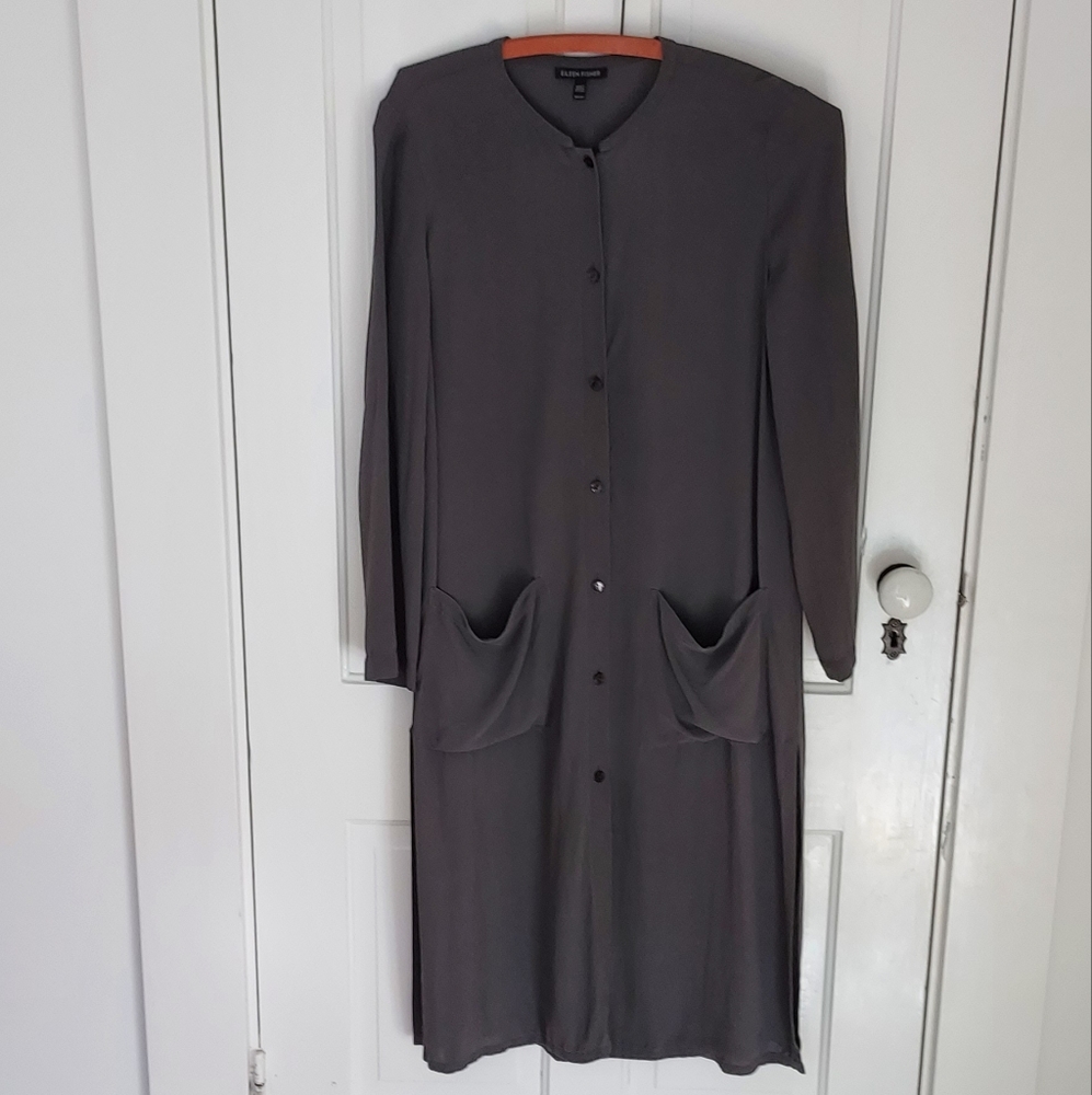 Eileen Fisher Silk Tunic Dress XS
